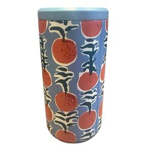 Threshold Blue Orange Design Stainless Steel Tumbler For Slim Can